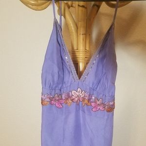 Purple Halter Top